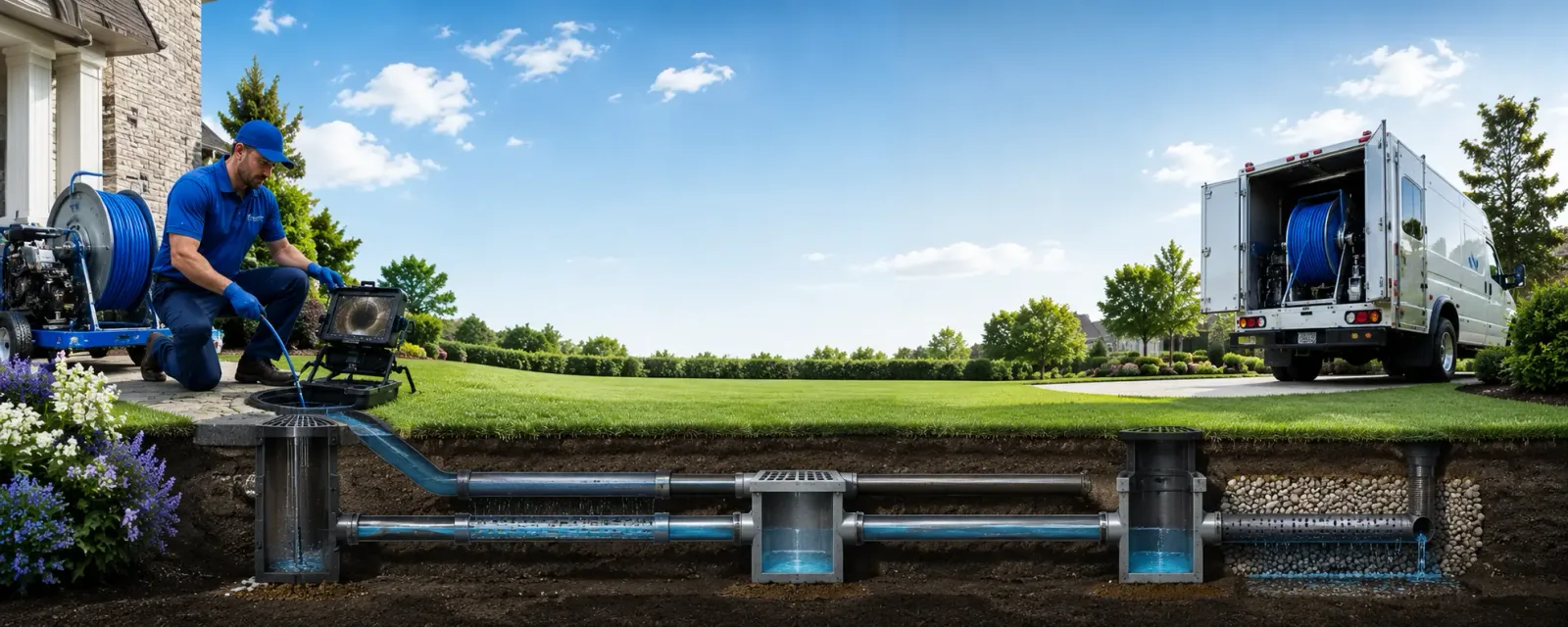 Outdoor drain cleaning information for Brashear, MO