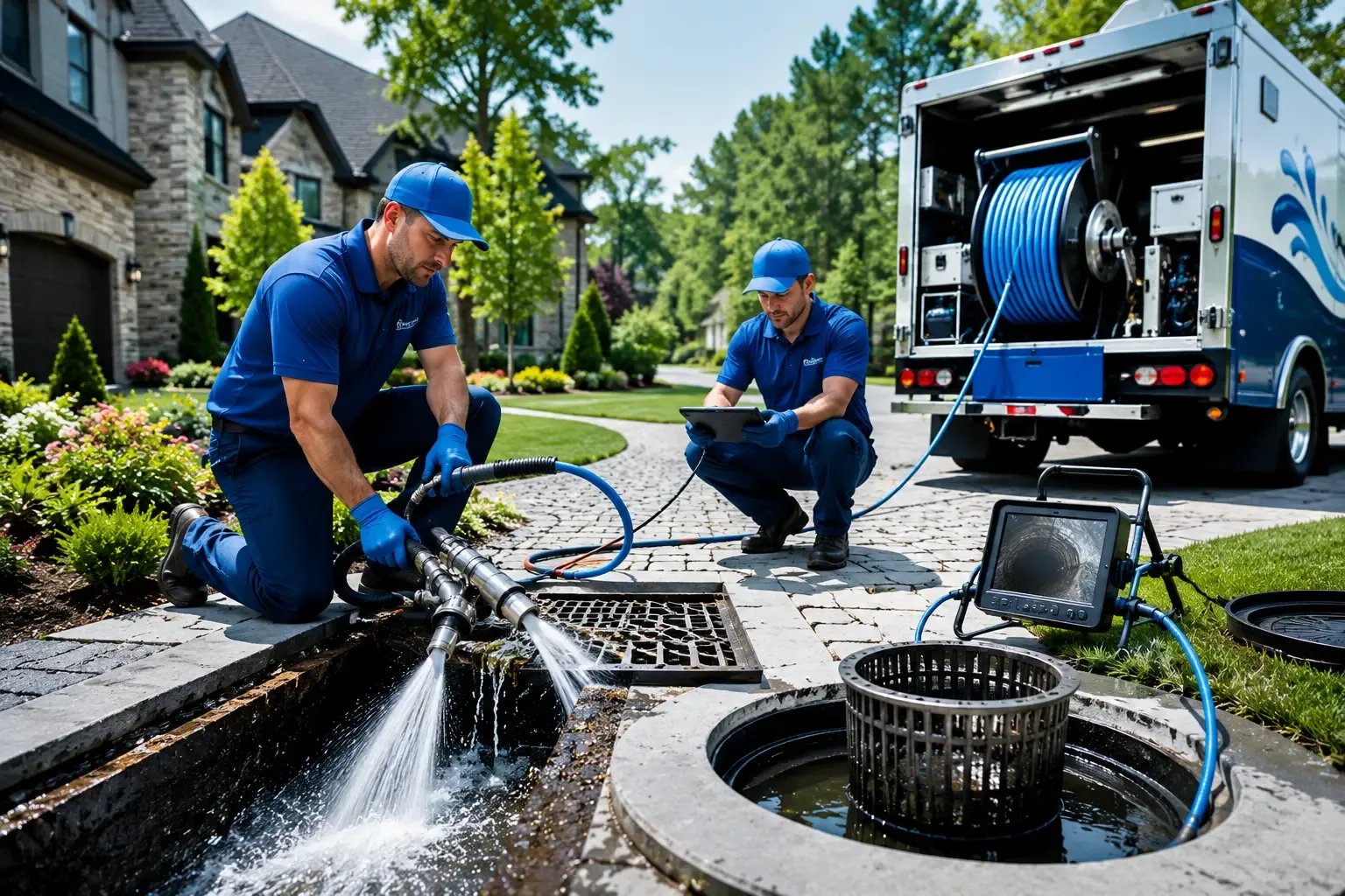 Local outdoor drain cleaning professionals in Brashear, MO